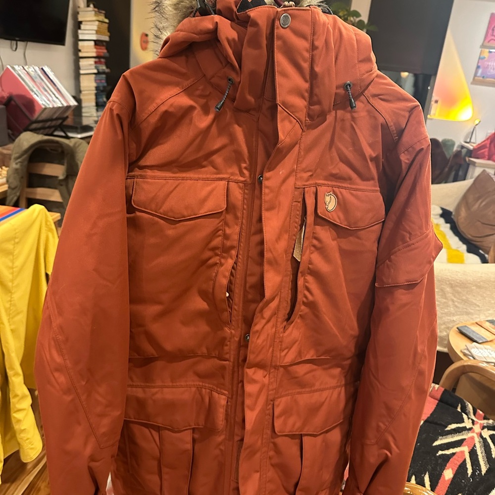 Fjallraven Nuuk Parka Autumn Leaf in men’s S
